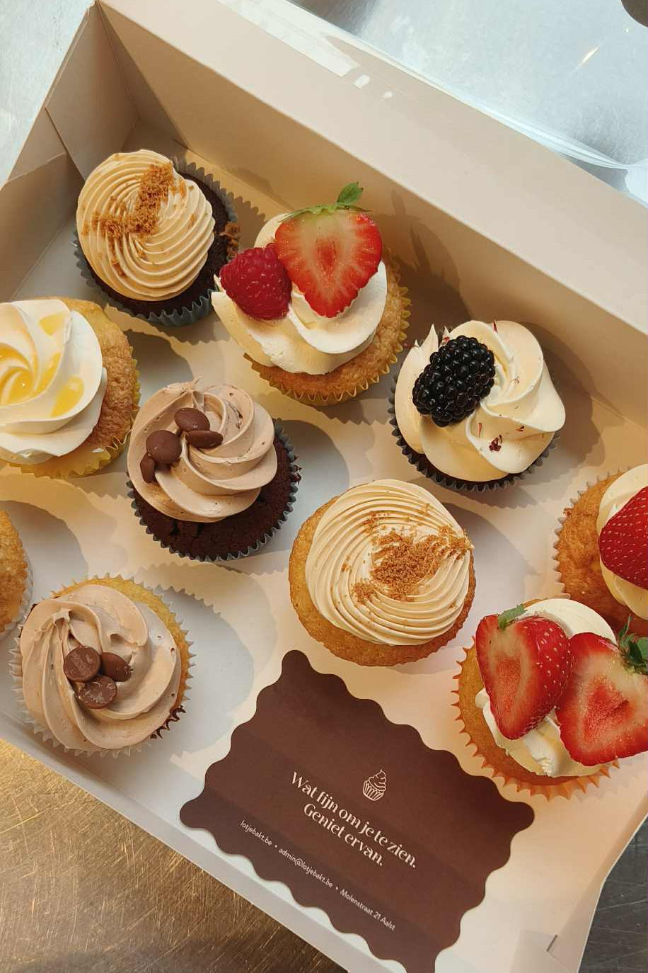 Cupcake tastingbox afhaal 30/01/27