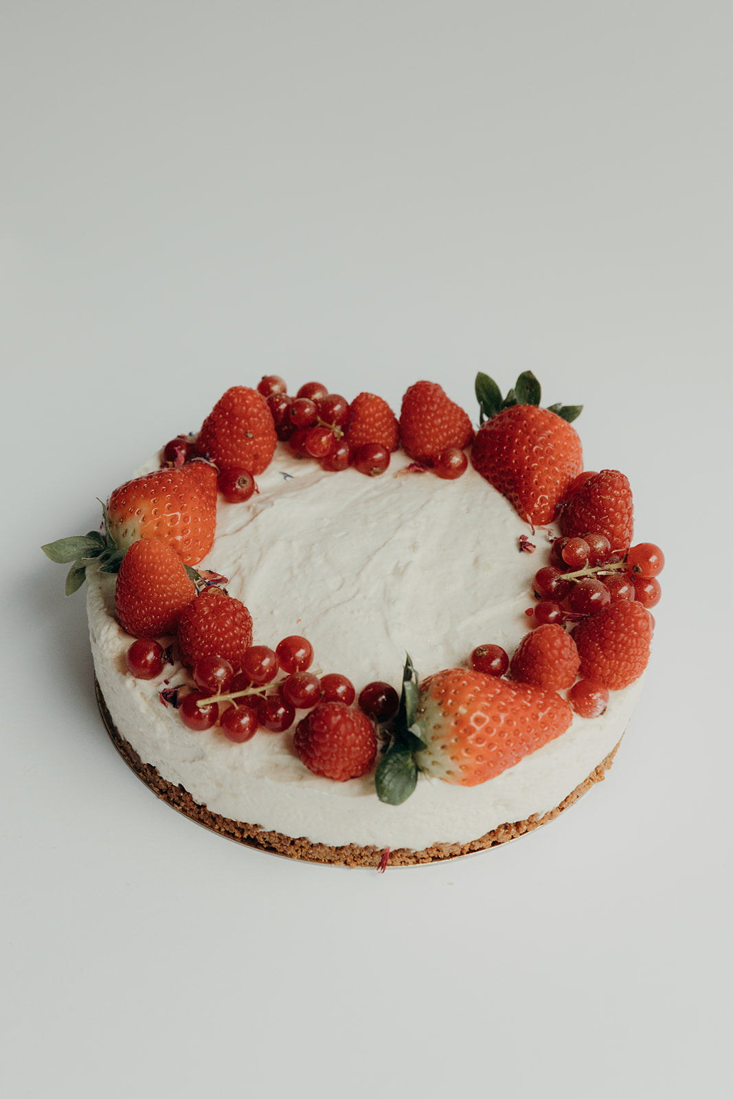 Kerst Cheesecake rode vruchten