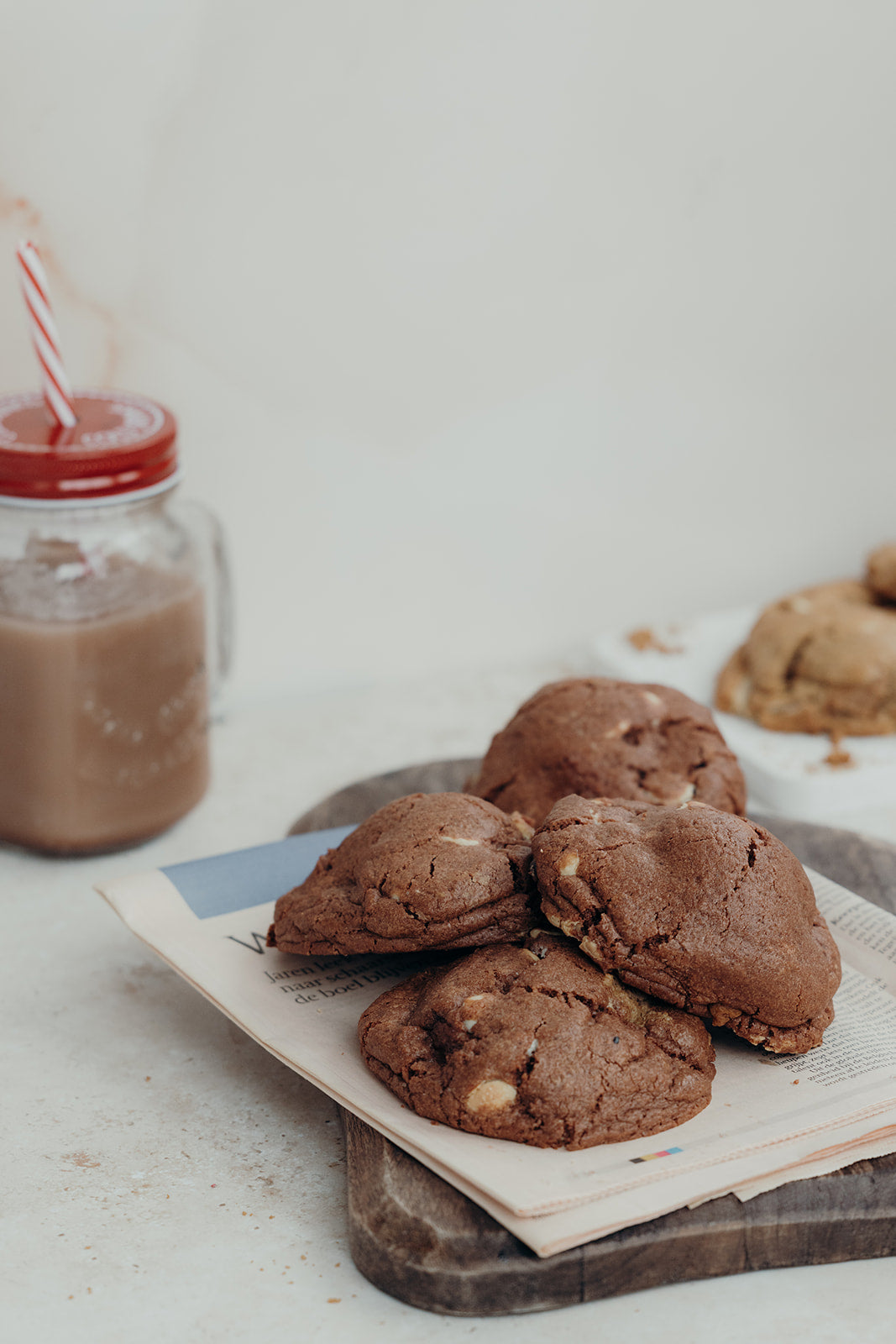 Red velvet cookie
