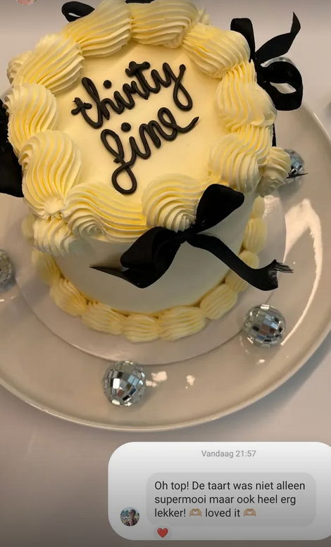 Supplement bij cake: strikjes