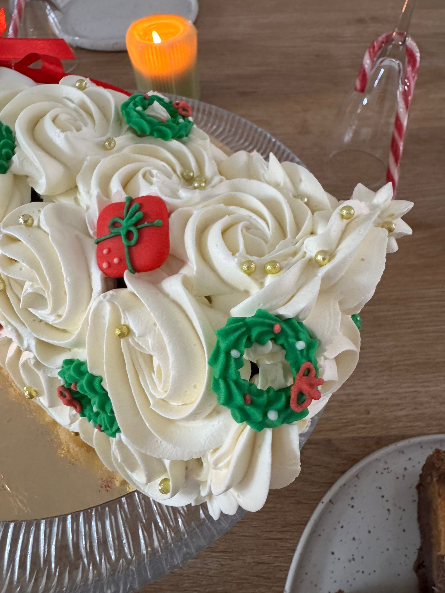 Kerst buche - chocoladecake met speculoosvulling